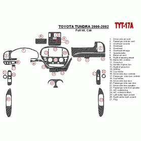 Toyota Tundra 2000 - 2002 Dash Trim Kit