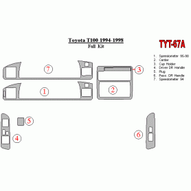 Toyota T100 1994 - 1998 Dash Trim Kit
