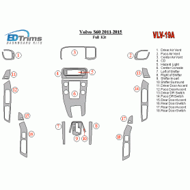 Volvo S60 2011 - 2015 Dash Trim Kit