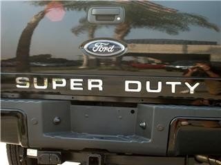 Red BDTrims Tailgate Raised Letters Compatible with 2008-2016 Super Duty Models 