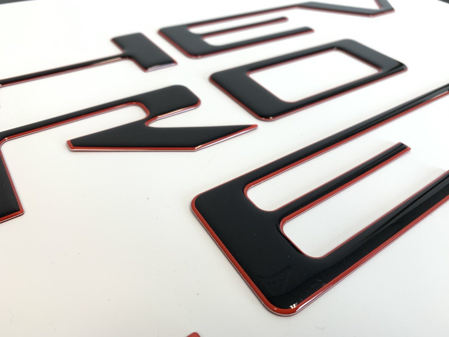 2020 Silverado Tailgate Matte Black For 2019-2025 Chevy Silverado 1500, 2500, 3500 - Easy Install Tailgate Letter Inserts